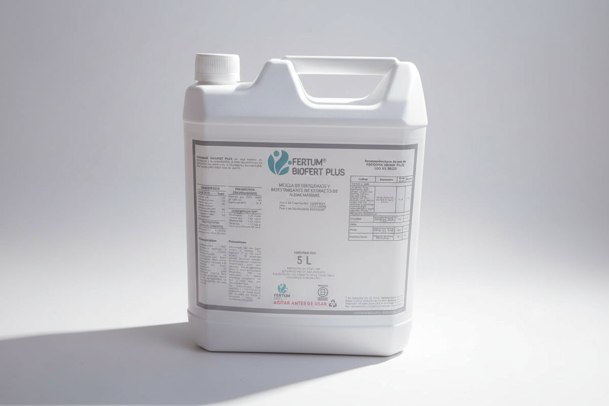 Fertilizante Fertum Biofert Plus Con Aminoácidos Y Algas 5 Litros — Con Envío Incluido 🚚