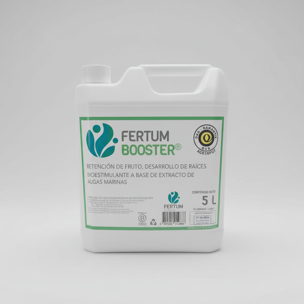 Fertum Booster 5L — Rinde 250L | Bioestimulante Orgánico para Floración y Frutos — Con Envío Incluido 🚚
