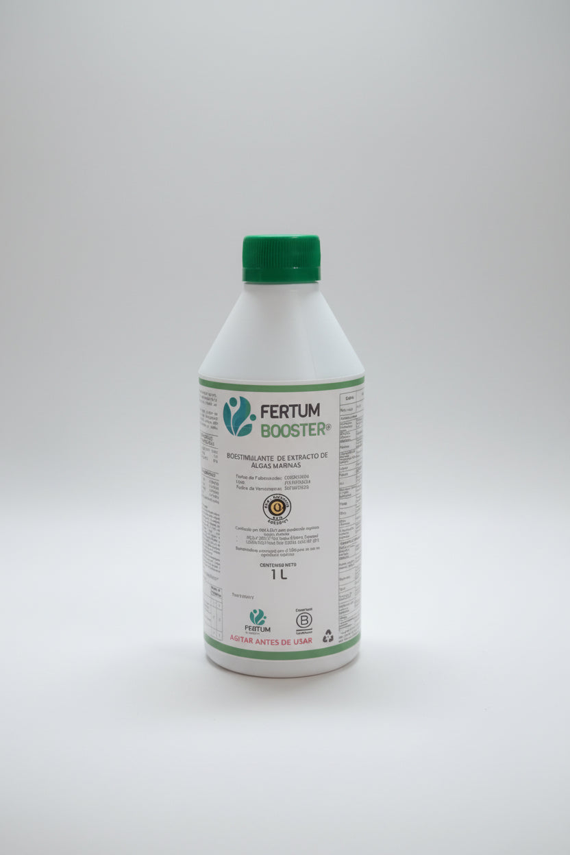 Fertilizante Orgánico Fertum Booster Con Algas 1 Litro Concentrado