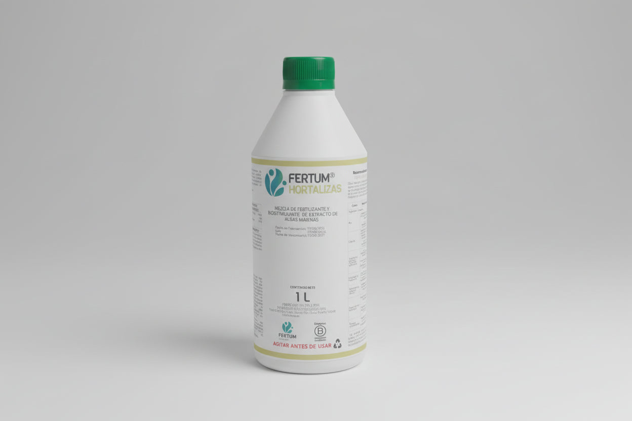 Fertilizante Fertum Hortalizas Con Algas 1 Litro