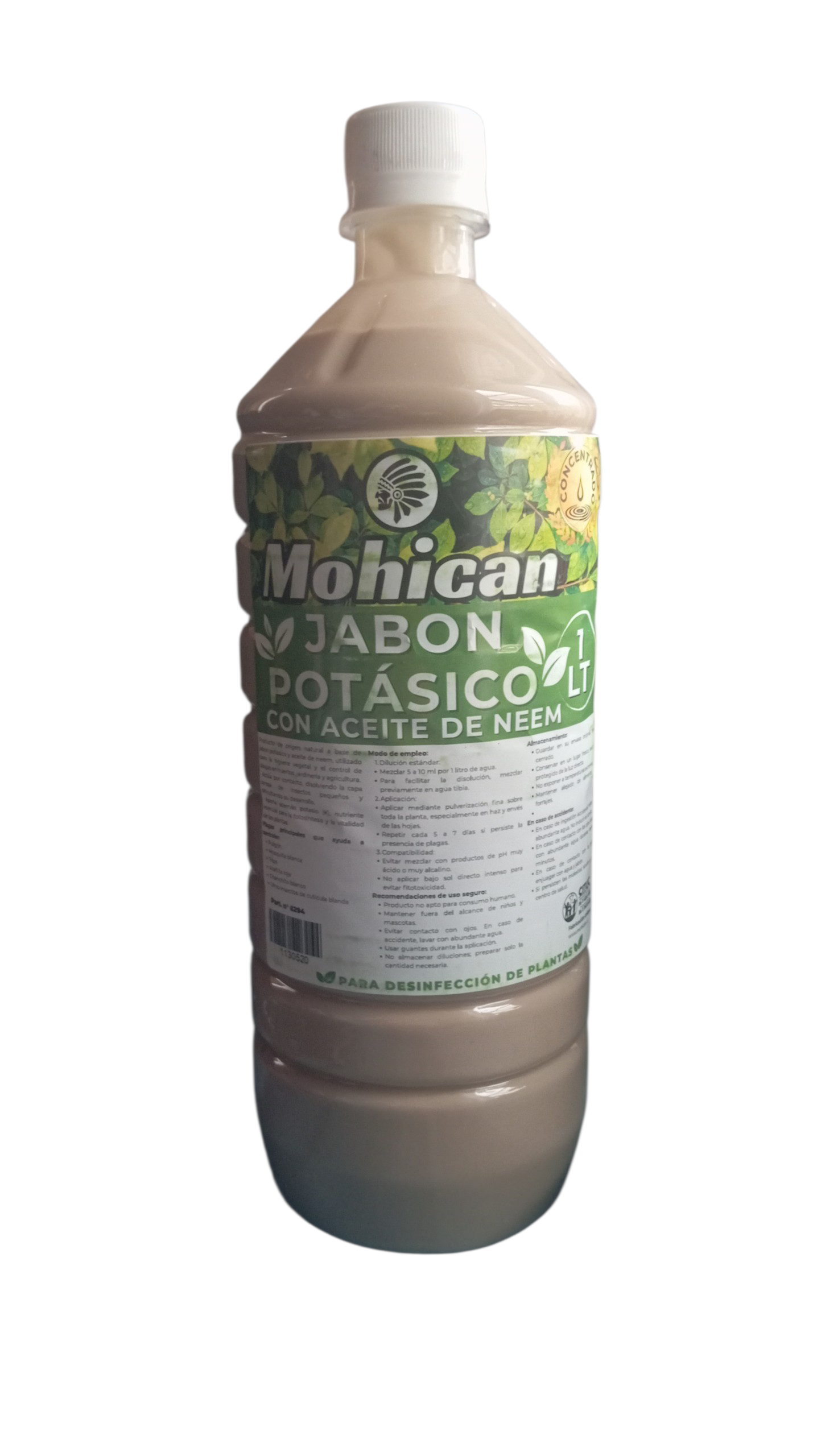 Jabón Potásico con Aceite de Neem Concentrado
