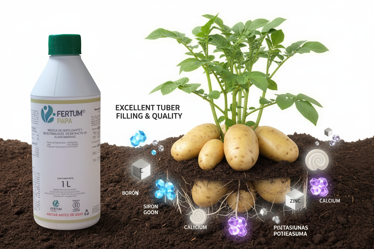 FERTUM PAPA 1L - Beneficios para llenado de tubérculos