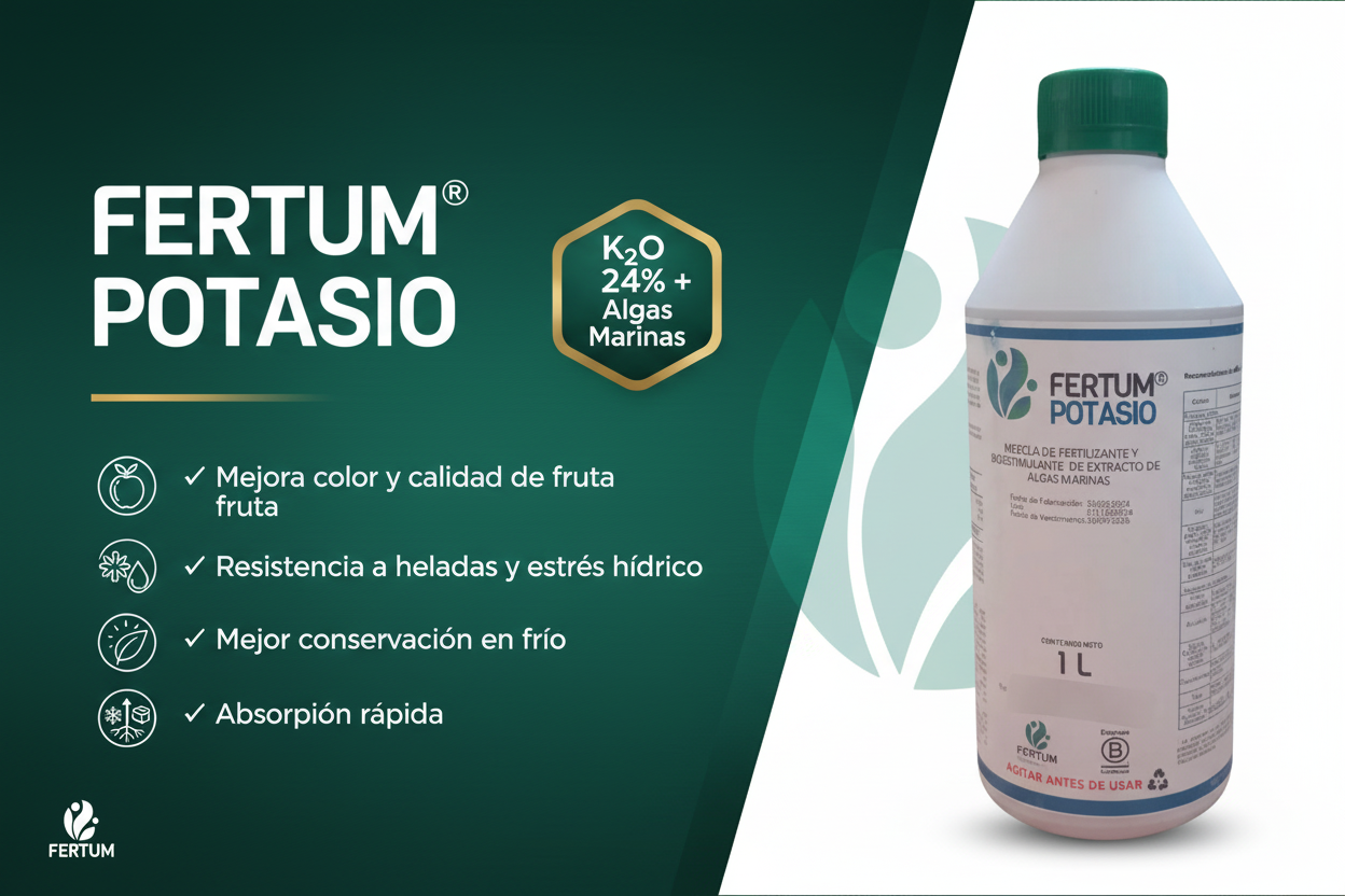Fertum Potasio - Banner con botella real