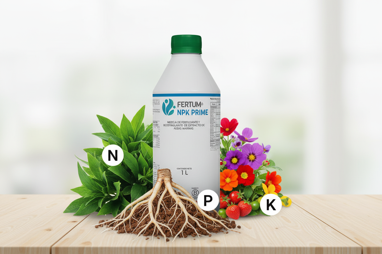 FERTUM NPK PRIME - Nutrientes N-P-K para plantas saludables