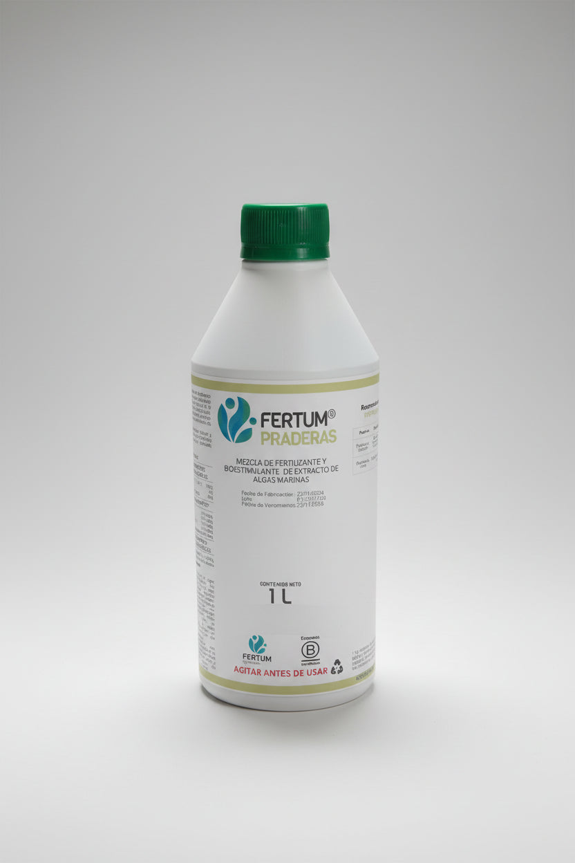 Fertilizante Fertum Praderas Con Algas 1 Litro Concentrado